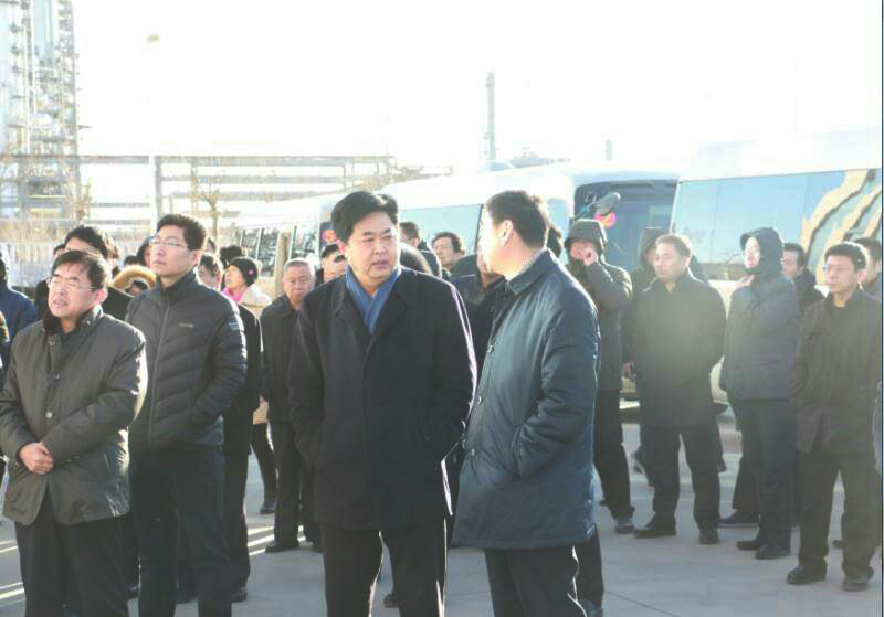 垦利区科学观摩团一行走进J9国际站集团官网集团进行调研观摩活动